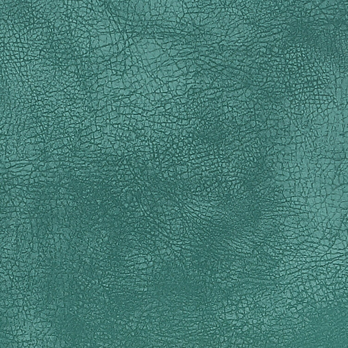 Kort & Co. Bay Dining Chair with Vegan Leather Fabric, Metal - Aqua