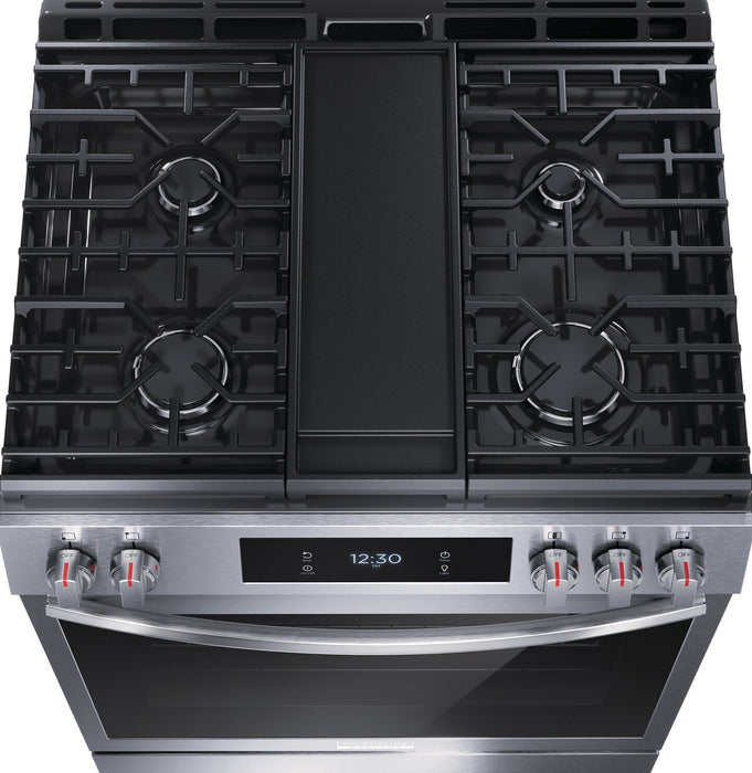 Frigidaire Gallery 6 Cu. Ft. Gas Range With Total Convection and Air Fry - Smudge-Proof® Stainless Steel - GCFG3060BF