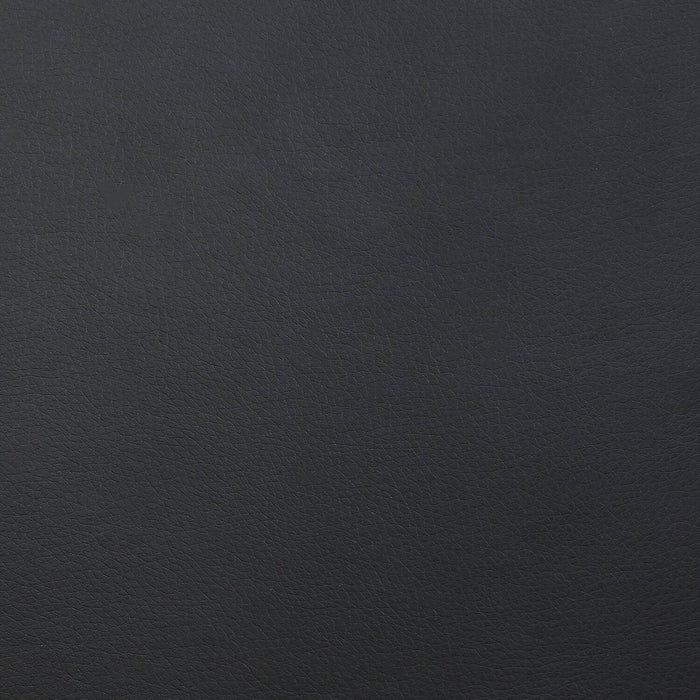 Cole Dining Chair with Vegan Leather Fabric, Metal - Black