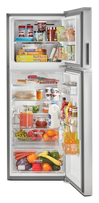 Whirlpool 24\" 12.9 Cu. Ft. Top-Mount Refrigerator - Fingerprint-Resistant Stainless Finish - WRT313CZLZ