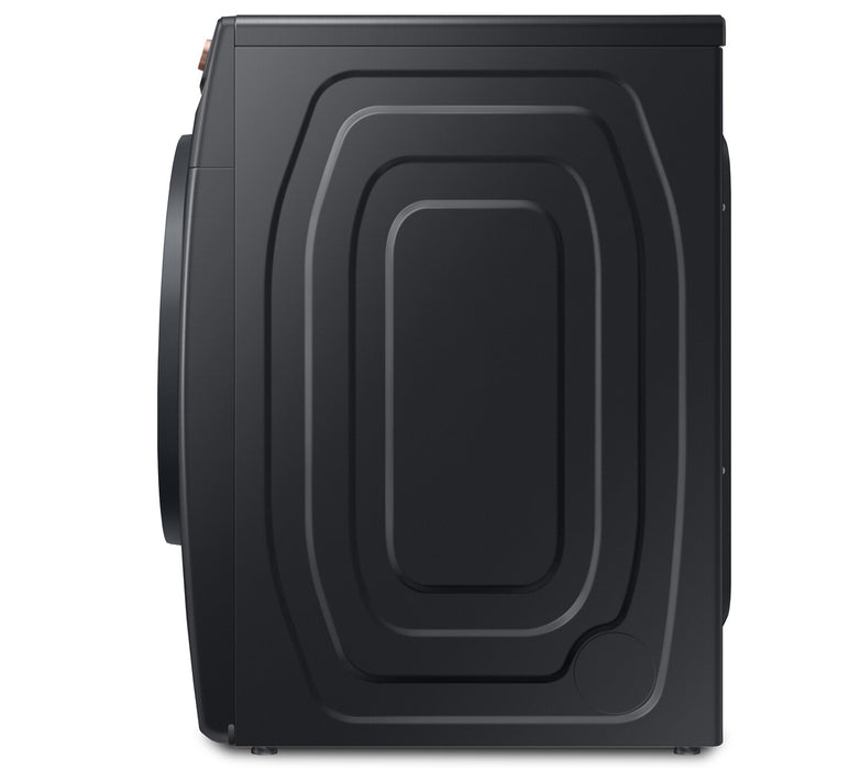 Samsung 7.5 Cu. Ft. Electric Dryer with Steam - Black Stainless Steel - Stackable - DVE50BG8300VAC