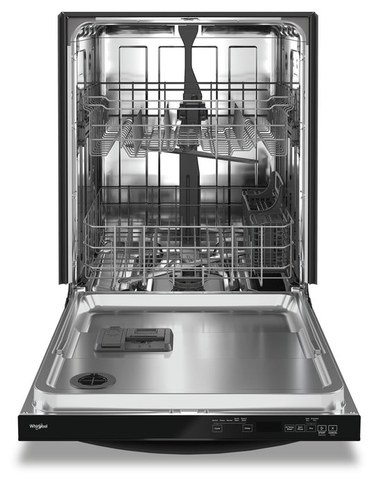 Whirlpool 24\" 50 dBA Built-In Top-Control Dishwasher - Black - WDT740SALB