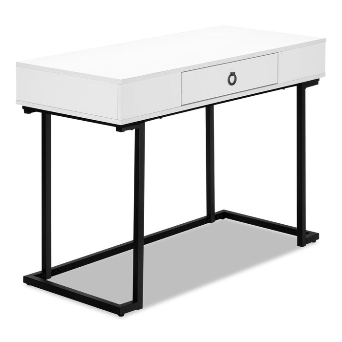 River 41.75\" Office Desk with Drawer - White