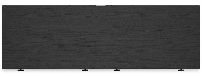 Kylo Bedroom 6-Drawer Dresser, 59\"W x 33.9\"H, Modern Mid-Century - Two-tone Black & Beige