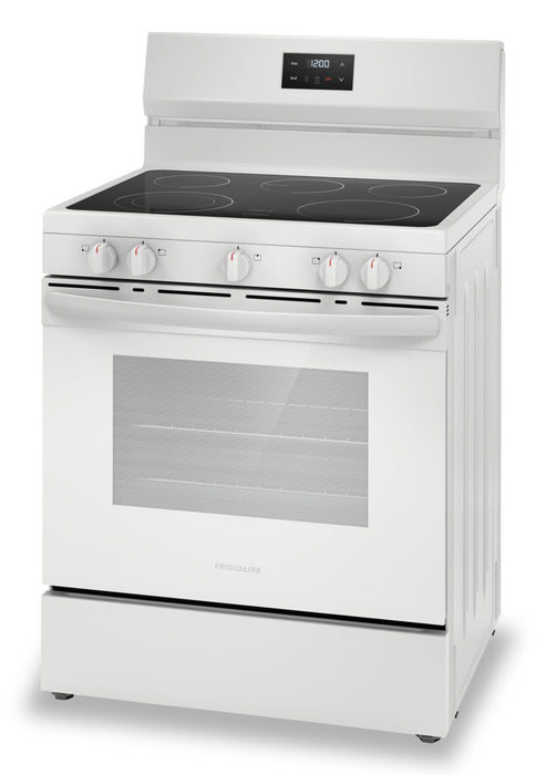 Frigidaire 5.3 Cu. Ft. Electric Range With Quick Boil Element and Five-Element Cooktop - White - FCRE305CBW