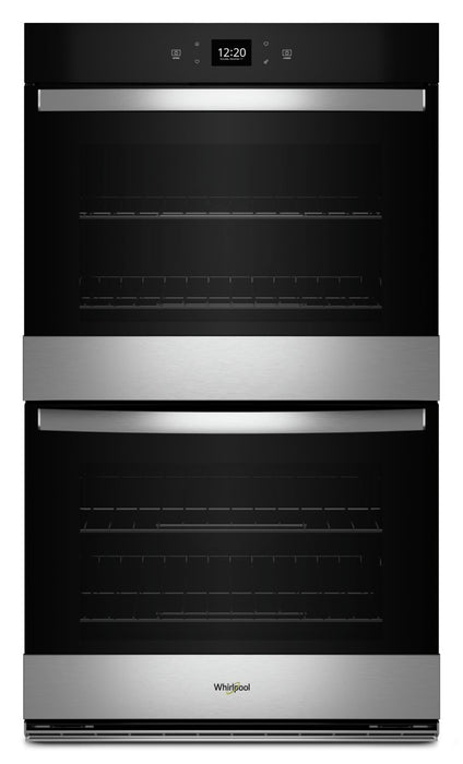 Whirlpool 30\" 10 Cu. Ft. Electric Double Wall Oven with Air Fry - Fingerprint Resistant Stainless Steel - WOED5030LZ