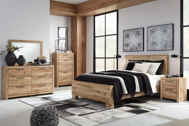Derekson Bedroom 6-Drawer Dresser, 58.7\"W x 36.4\"H - Natural