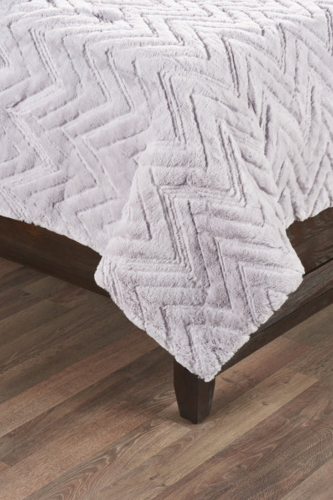 Tilda 3-Piece Full/Queen Comforter Set - Grey