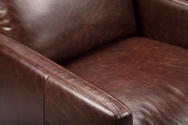 Lucca Accent Chair - Chocolate