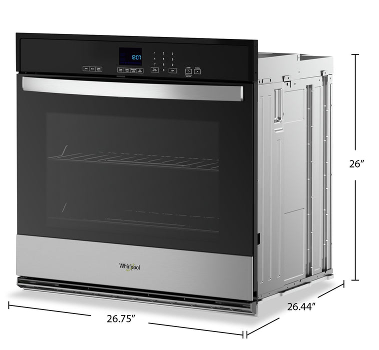 Whirlpool 27\" 4.3 Cu. Ft. Electric Single Wall Oven - Stainless Steel - WOES3027LS