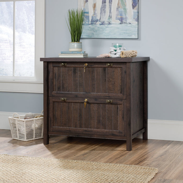 Retta 33.39\" 2-Drawer Lateral Filing Cabinet - Coffee Oak
