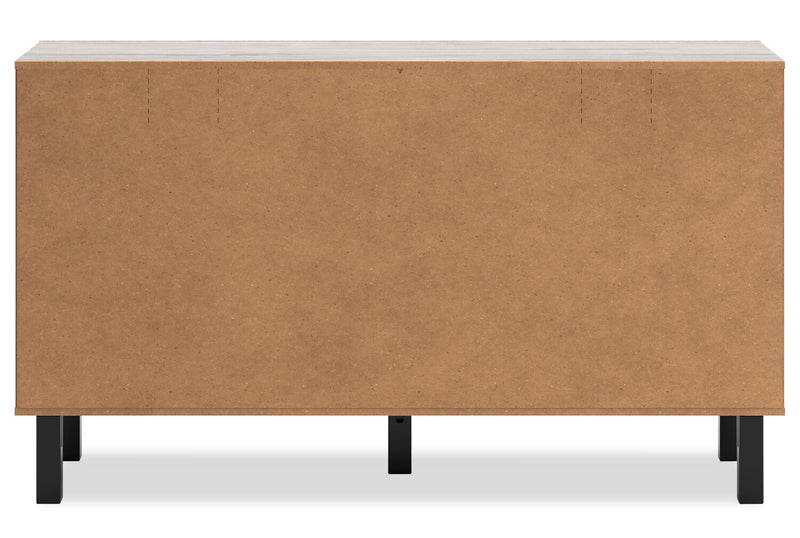 Zen Bedroom 6-Drawer Dresser, 62\"W x 35.6\"H - Grey