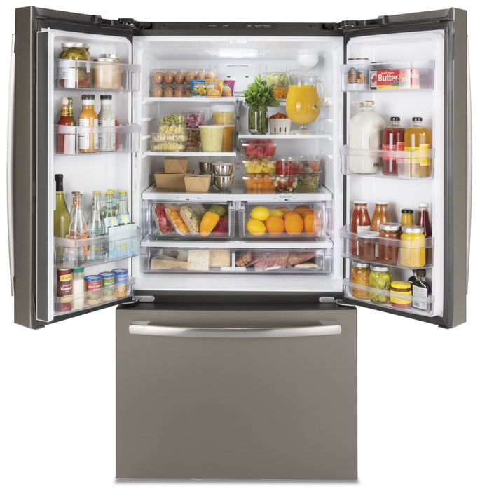 GE 36\" 27 Cu. Ft. French-Door Refrigerator - Slate - GNE27JMMES