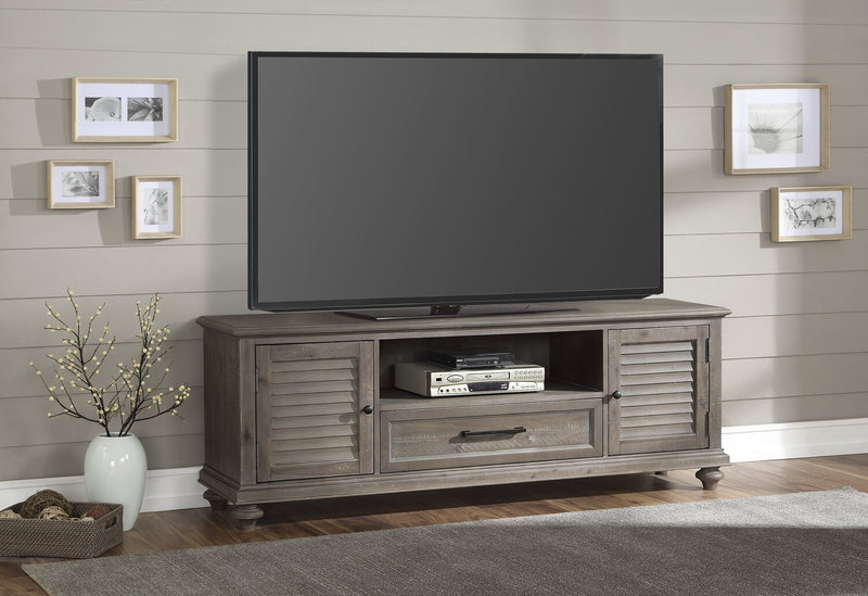 Winston 72\" Modern TV Stand with Storage and Cable Management for TVs up to 80\"- Light Brown