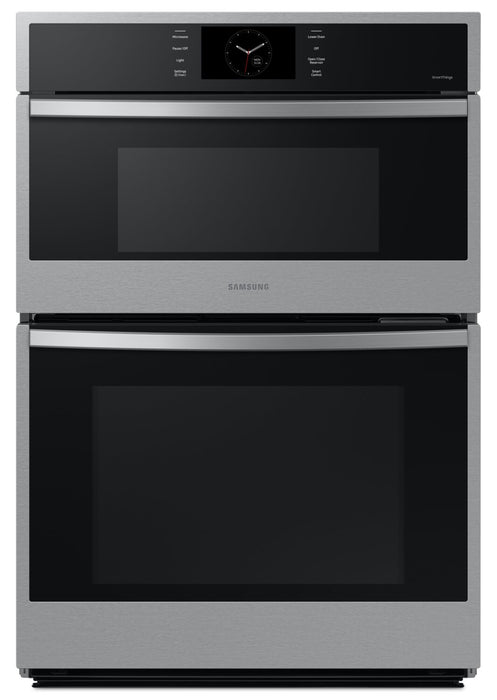 Samsung 30\" 7 Cu. Ft. Electric Micowave Combination Wall Oven with Steam Cook - Stainless Steel - NQ70CG600DSRAA