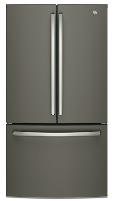 GE 36\" 27 Cu. Ft. French-Door Refrigerator - Slate - GNE27JMMES