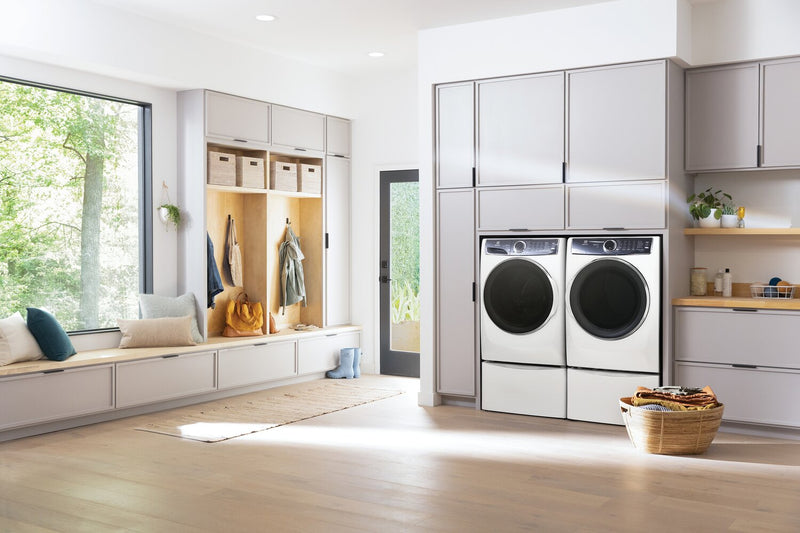 Electrolux 5.2 Cu. Ft. Front-Load High-Efficiency Steam Washer - White - Stackable - ELFW7637AW