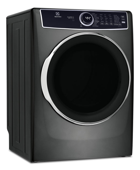 Electrolux 8 Cu. Ft. Electric Dryer with Steam - Titanium - Stackable - ELFE763CAT