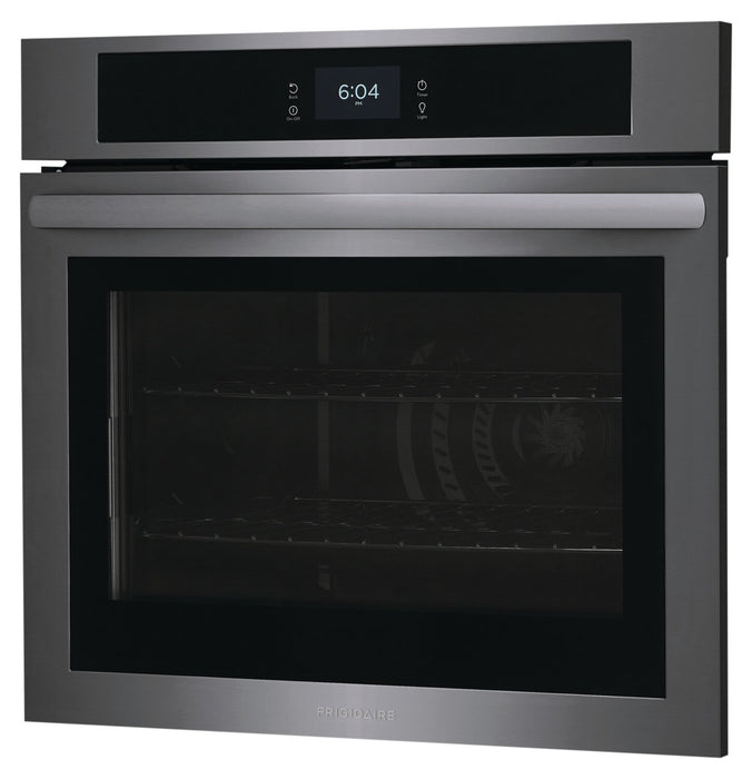 Frigidaire 30\" 5.3 Cu. Ft. Electric Single Wall Oven with Fan Convection - Black Stainless Steel - FCWS3027AD