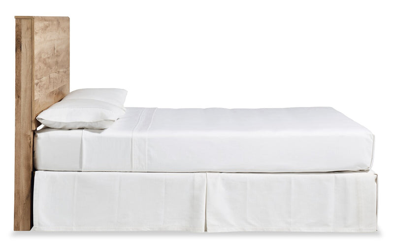 Derekson Panel Headboard, Natural - Queen Size
