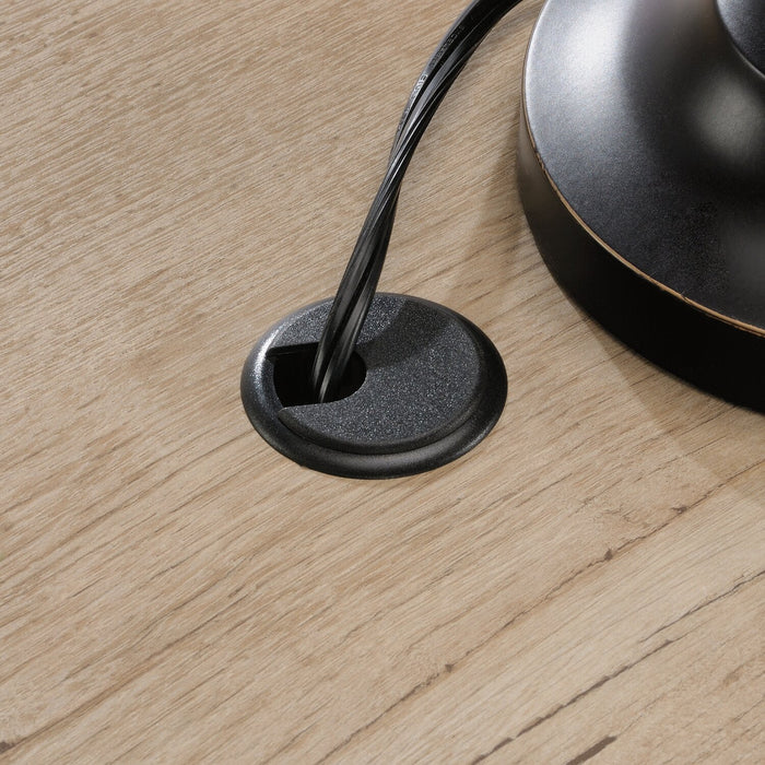 Akira 29.53\" Executvie Office Desk with 6-Drawers - Prime Oak