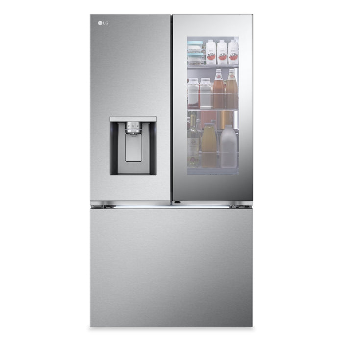 LG 36\" 26 Cu. Ft. French-Door Counter-Depth MAX™ Refrigerator - Smudge Proof Stainless Steel - LRYKC2606S