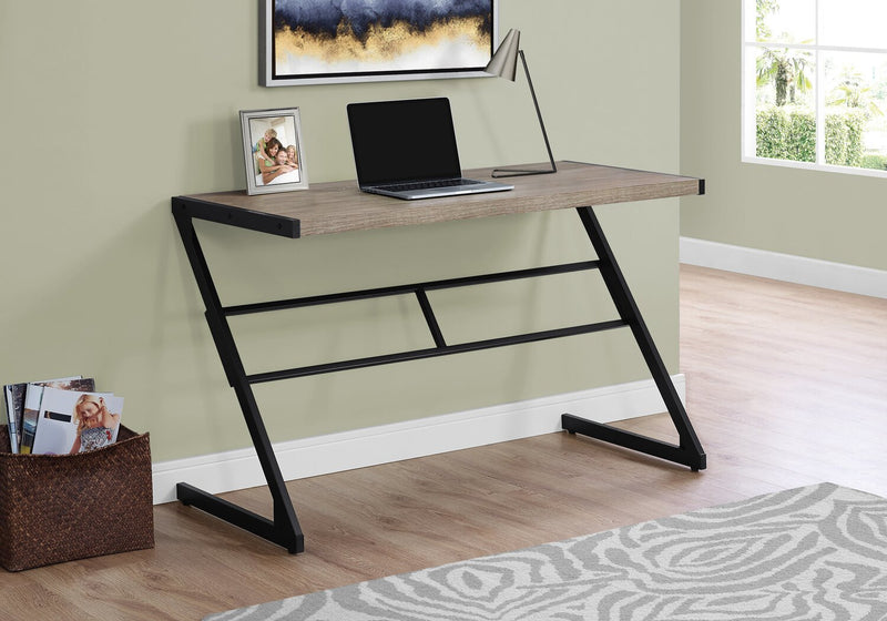 Matt 48\" Compact Office Desk - Taupe