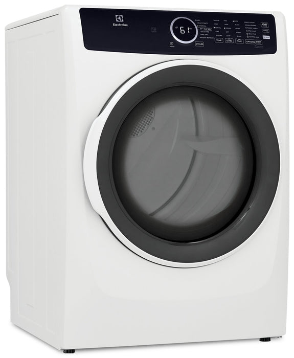 Electrolux 8 Cu. Ft. Electric Dryer with Steam - White - Stackable - ELFE743CAW