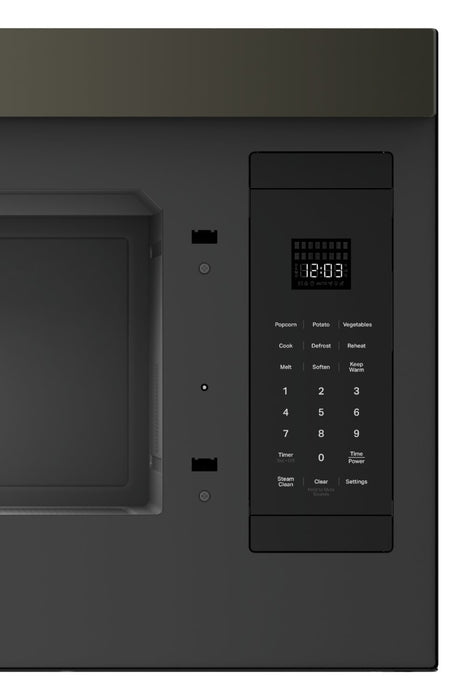 KitchenAid 1.1 Cu. Ft. Flush Over-the-Range Microwave with 900 Watts Cooking - Black Stainless - YKMMF330PBS