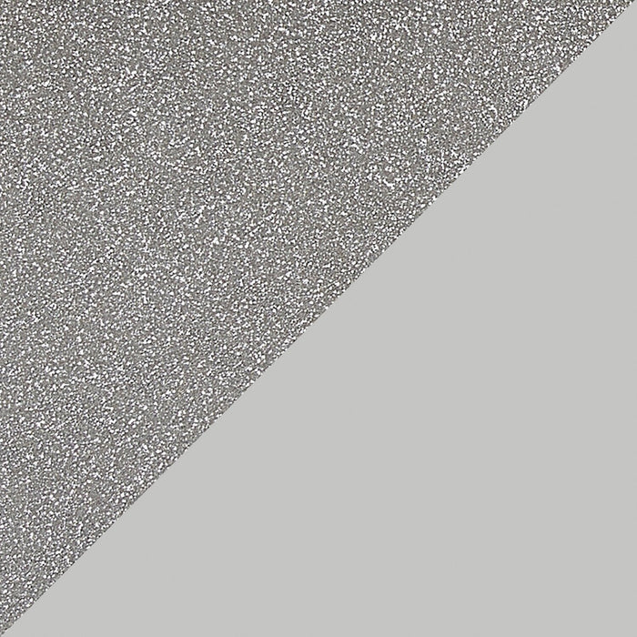 Enrica 16.13\" Glam Square Glass Top End Table - Silver Finish