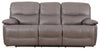 Franco 89\" Genuine Leather Zero Gravity Power Reclining Sofa with USB Ports - Grey