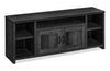Leland 60\" TV Stand with Storage and Cable Management for TVs up to 65\"- Black
