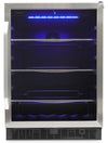 Silhouette Riccotta 23.8\" 5.7 Cu. Ft. Single-Door Beverage Centre - Stainless Steel - SBC057D1BSS