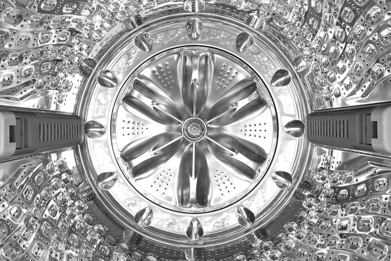 Samsung 6.2 Cu. Ft. Top-Load High-Efficiency Washer - Black Stainless Steel - WA54CG7550AVA4