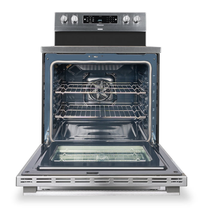 Hisense 5.8 Cu. Ft. Electric Range With Air Fry and European Convection - Stainless Steel - HBE3501CPS