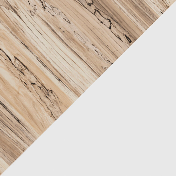 Wolf Bedroom 6-Drawer Dresser, 59\"W x 33.9\"H, Modern Mid-Century - Two-tone White & Natural