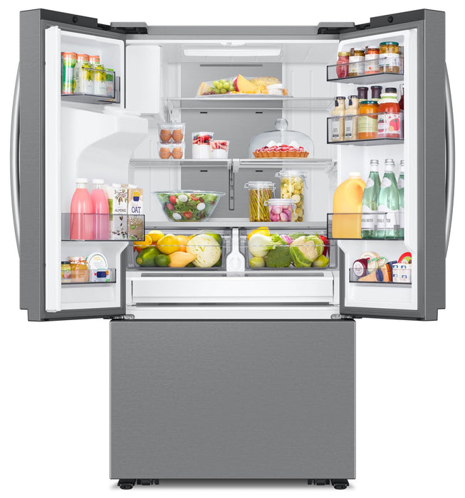 Samsung 36\" 26 Cu. Ft. SpaceMax Counter-Depth Refrigerator - Stainless Steel - RF27CG5400SRAA
