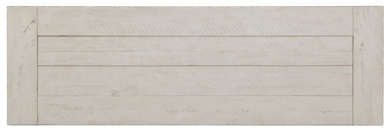 Bronwyn 50\" Traditional Sofa Table with Storage - Alabaster Pine with Scroll Design Wood Base