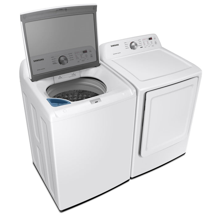 Samsung 5.2 Cu. Ft. Top-Load Washer and 7.2 Cu. Ft. Electric Dryer