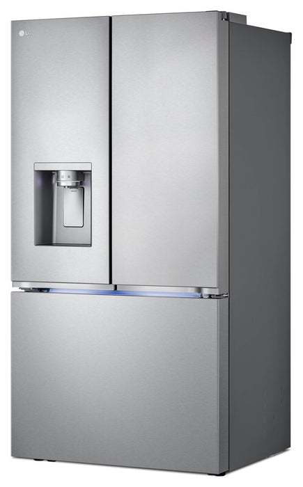 LG 36\" 31 Cu. Ft. French-Door Standard-Depth MAX™ Refrigerator - Smudge Proof Stainless Steel - LRYXS3106S