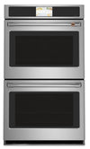 Cafe 30\" 10 Cu. Ft. Electric Double Wall Oven with True European Convection - Stainless - CTD90DP2NS1