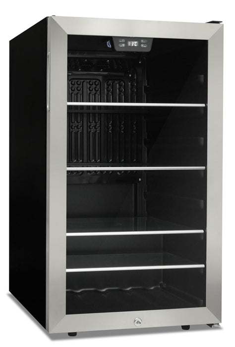 Danby 18.9\" 4.5 Cu. Ft. Single-Door Beverage Centre - Stainless Steel - DBC045L1SS