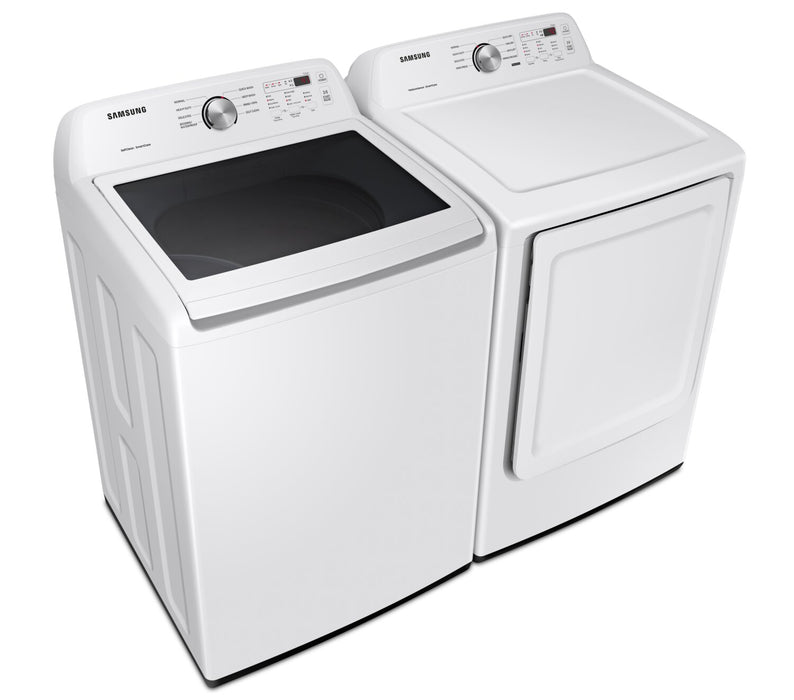 Samsung 5.2 Cu. Ft. Top-Load Washer and 7.2 Cu. Ft. Electric Dryer