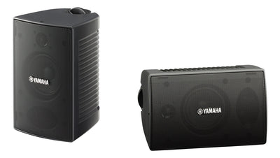 Yamaha Speaker - Yamaha NS-AW194 Black Outdoor Speakers - Set of 2
