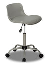 Letty 18.5\" Compact Office Chair with Low Back - Grey