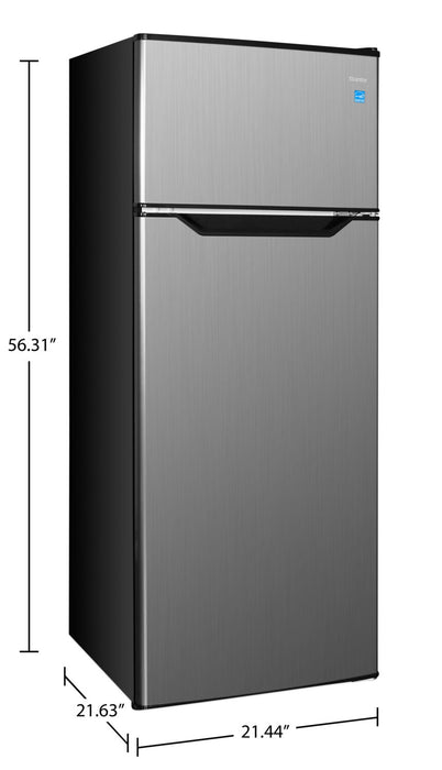 Danby 21.4\" 7.4 Cu. Ft. Top-Mount Refrigerator - Stainless Steel - DPF074B2BSLDB-6