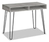 Ezra 40\" Office Desk with Cubbyholes - Grey