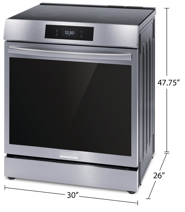 Frigidaire Gallery 6.2 Cu. Ft. Induction Range With Total Convection and Easy-to-Clean Cooktop - Smudge-Proof® Stainless Steel - GCFI306CBF