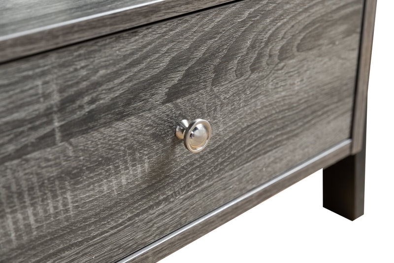 Eden 24\" Ladder Style Open Bookcase with Drawer - Grey