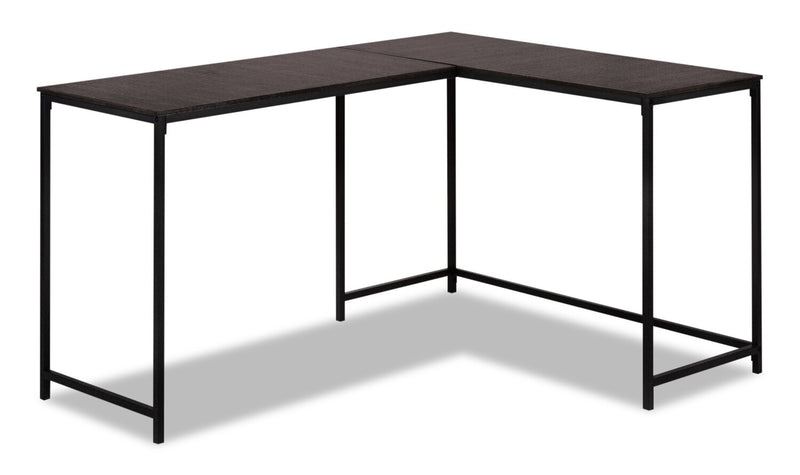Karter 58.25\" L-Shaped Corner Office Desk - Espresso